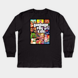 GPK GTA Parody Kids Long Sleeve T-Shirt